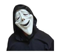 eLymwoo Screaming Ghost Style Latex Mask - Horror Skull Headpiece for Halloween, Cosplay, Haunted House & Scary Costumes, Squint