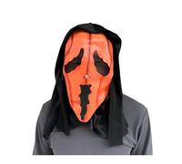 eLymwoo Screaming Ghost Style Latex Mask - Horror Skull Headpiece for Halloween, Cosplay, Haunted House & Scary Costumes, Pumpkin