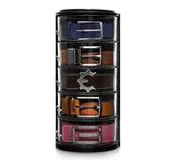ELYPRO Belt Organizer - Acrylic Organizer and Display for Accessories like Belts, Jewelry, Watch Case, Cosmetics, Makeup Organizer, Bow Ties, Bracelets, Crafts, Toys. Compact Closet Organizer
