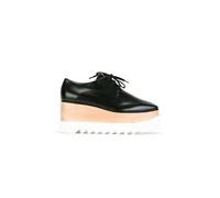 Elyse Lace-Up Wedge Boots - female - Stella McCartney - Wedges - Black - 6 UK - Shoes 6 UK