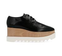 Elyse Lace-up Wedge - female - Stella McCartney - Wedges - Black - 6 UK - Shoes 6 UK