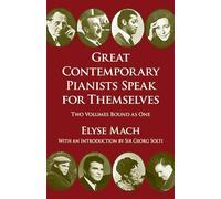 Elyse Mach Great Contemporary Pianists Speak For Themselves Pf