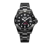 Elysee GMT Automatic 10 ATM, IP Black, One Size, Bracelet