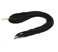 Elysee Star Dreads #2 Darkest Brown Dreadlocks Double Ended Synthetic Dread