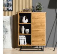 Elysian Loft Sideboard 100Cm Industrial Dark Oak - Creative Furniture
