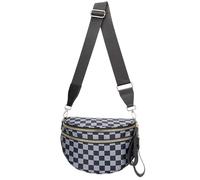 Elysir Crossbody Bag, The Roomie Bum Bag, Adjustable Shoulder Strap, Large Capacity Waterproof Messenger Bag for Travel (H)