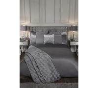 Elysium Duvet Set In Silver Colour
