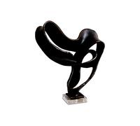 Elysium Rise Marble Sculpture - Dark Bronze