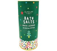 Elysium Spa Bath Salts | Christmas Gifts for Womens | Stocking Fillers (Xmas Tree - White Jasmine & Eucalyptus, 600g)