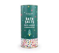 Elysium Spa Bath Salts | Christmas Gifts for Womens | Stocking Fillers (Xmas Tree - White Jasmine & Eucalyptus, 600g)