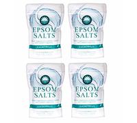 Elysium Spa Bath Salts Natural Magnesium Sulphate Crystals Eucalyptus Salt 450g Wilsons Direct (4 x Eucalyptus Salt)