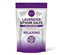 Elysium Spa Lavender Epsom Salts | Relaxing Bath with 100% Natural Mineral Salts for Muscle Relief Sleep Promotion and Skin Softener (1kg)