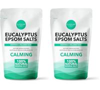 Elysium Spa Natural Eucalyptus Epsom Salts 1Kg (Pack of 2)