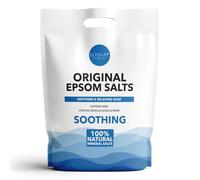 Elysium Spa Original Epsom Salts - 100% Natural Mineral Salts | Soothing & Relaxing Soak, Softens Skin & Soothes Muscle Aches & Pains (2Kg)