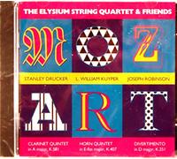Elysium String Quartet - Mozart: Clarinet Quintet in A Major, K. 581 / Horn Quintet in E-Flat Major, K. 407 / Divertimento in D Major, K. 251