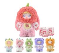 ELYSORA Nommi Interesting Fruits Series Figures Blind Box Plush Doll Collectible Toys Creative Gifts for Kids & Adults, 3 Boxes