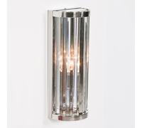 Elyssia Art Deco Fluted Column Glass Rods Small Wall Light