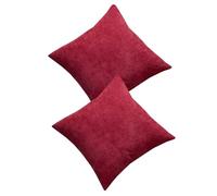 ELYSYSRL Cushion Covers 45x45 50x50 40x60 cm Decorative Couch Throw Pillowcase Square Rectangle Pillow Case Home Decor for Sofa Living Room Bed Bedroom(Burgundy,60x60cm(set of 2))