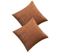 ELYSYSRL Cushion Covers 45x45 50x50 40x60 cm Decorative Couch Throw Pillowcase Square Rectangle Pillow Case Home Decor for Sofa Living Room Bed Bedroom(Coffee color,60x60cm(set of 2))