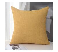 ELYSYSRL Decorative Throw Pillow Covers 45 x 45cm, Soft Modern Cushion Covers 60x60, Pillow Cases 40x60 60x80 for Sofa Couch Bedroom(Ginger yellow,60x60CM(Pack of 1))