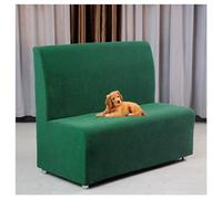ELYSYSRL Futon Cover Stretch Protector Slipcovers Armless Sofa Card Seat Cover 110-130cm 2-Seater Settee loveseat Couch Bed Covers with Elastic Bottom Suitable for Hotels, Bars,Etc (Color : #15)