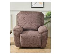 ELYSYSRL Lazyboy Recliner Chair Covers Slipcovers 4-Pieces 1Seat Recliner Chair Slipcovers Stretch Printed Furniture Protector with Side Pocket Anti-Slip Fitted Recliner Cover (Color : #32)