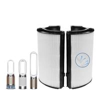 Elyyapt 2-in-1 Replacement HEPA Filter 360˚Glass HEPA Filter and Activated Carbon Filter Compatible with Dyson Pure Cool HP04 HP06 HP07 HP09 TP04 TP06 TP07 TP09 TP4A TP7A DP04 Air Purifiers Fan