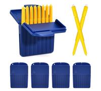 Elyyapt 40 PCS Hearing Aid Filters Wax Guard Hearing Assistance Guards Plastic Hearings Aid Ear-Wax Guard Filters Hearings Aids Cleaning Accessories Kit, Keep Your Hear Aids Dirt and Wax Free (5 Pack)
