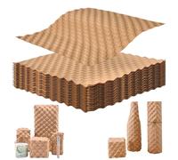 Elyyapt 80 Sheets Paper Bubble Wrap 29x30cm Eco Cushioning Wrap Alternative to Plastic Bubble Wraps Filler for Moving Boxes, Packing Supplies for Storing Delicate Items Moving Shipping Storing