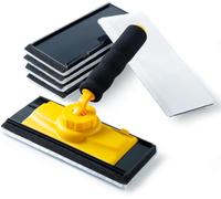 Elyyapt Paint Pad with 5 PCS Replacement Refills, Paint Pad Applicator Set Ceiling Pads Painter for Wall Painting, Large Wall & Ceiling Paint Pads for Walls Painting Wood Decks Sheds and Fences