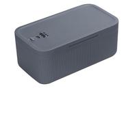 Elyyapt Small Lockable Storage Box with Combination Code, Portable Medication Lockable Container for Refrigerator, Locked Storage Box Locking Box for Secure Medicine Phone Snacks Safe, 23.9x13.1x9.6CM