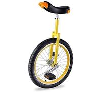 ELzEy Adult Unicycle Unicycle With 16/18/20 Inch Wheels, Standard Comfortable Saddle, Outdoor Exercise For Beginners (Color : Yellow, Size : 16 inch)
