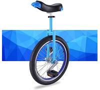 ELzEy Adult Unicycle Unicycle With 16/18/20 Inch Wheels, Standard Comfortable Saddle, Outdoor Exercise For Beginners (Color : Blue, Size : 18 inch)