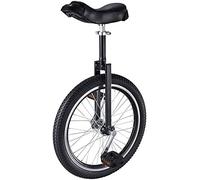 ELzEy Adult Unicycle Unicycle With 16/18/20 Inch Wheels, Standard Comfortable Saddle, Outdoor Exercise For Beginners (Color : Schwarz, Size : 20 inch)