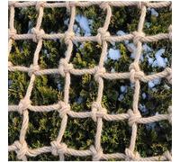 ELzEy Climbing Net, Hemp Rope Cargo For Indoor And Outdoor Obstacle Training, Tree House Ladder(2 * 2m(6.6 * 6.6ft))