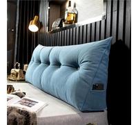 ELzEy Cushions Triangular Wedge-shaped Pillow Headboard Cushion Sofa Backrest Pillow, Reading Support Bed(150cm)