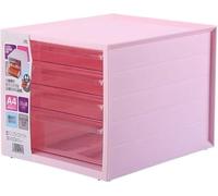 ELzEy File Cabinet Desktop, Storage Unit Manager Office Box Plastic Archive Box Desktop Drawer Style Multi-layer File Cabinet