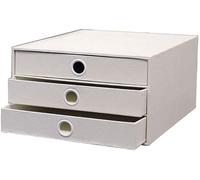 ELzEy Filing Cabinet Office Supplies Desktop Folder Three Drawer Desktop Three Tier Storage Box