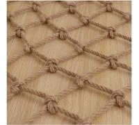 ELzEy Outdoor Cargo Net Heavy Duty Hemp Rope Child Stair Fence Decor Playground Climbing Railing Swing Protective Ladder(1m*2m)