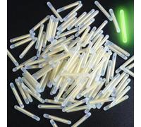 Elzhan 100 Pcs Fishing Float Light Stick Fluorescent Lightstick Fluorescent Dark Glow Sticks Fishing Float Accessories Corks, Floats Terminal Tackle Accessories, 3mm