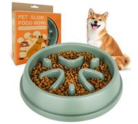elzle Slow Feeder Dog Bowl, Anti Choke Slow Eat Dog Bowl
