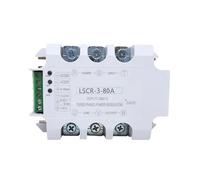 ELZNSQQK Single-phase three-phase AC solid-state voltage regulator 10A-200A power regulation thermostat 4-20MA potentiometer control(LSCR-1 10A 220V)