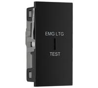 Em Blk 20Ax 2W Key Sw (Emer Light Test) EMSW12ELB-01