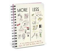 Em & Friends Julia Rothman More / Less Journal Guided Journal: A List-making Journal to Help You Figure Out What You Really Want in Life