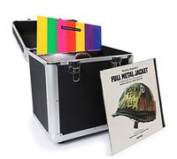 EM RC 100 x 12 Inch LP Vinyl Record Case Storage Box DJ Album Collection Locking Carry Flightcase BlackL8