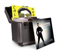 EM RC 80 x 12 Inch LP Vinyl Record Case Storage Box DJ Album Collection Locking Carry Flightcase Grey