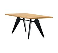 EM table - black base - Jean Prouvé Oak one size