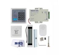 EM4100 125Khz RFID Keypad maglock doorbell powr Standalone Access Controller Kit