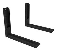 Universal Microwave Wall Bracket Black