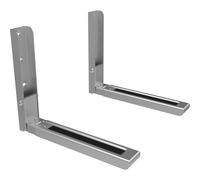 AVF Universal Microwave Wall Bracket - Silver, Silver